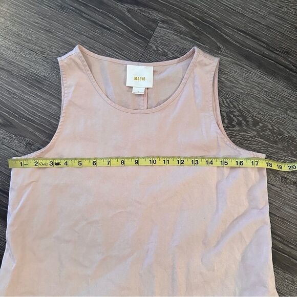 Maeve Camellia drop waist dress in blush pink - Picture 6 of 7